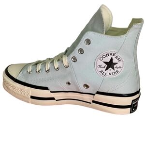 Converse Chuck 70 Plus Hi Top Platform Sneakers Aqua Mist NEW